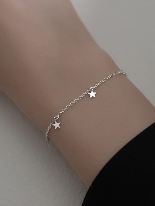 STERLING SILVER STAR BRACELET