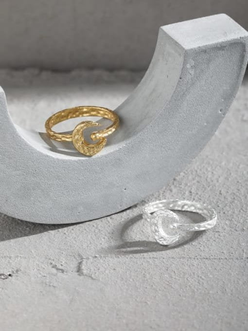 BEATEN MOON RING