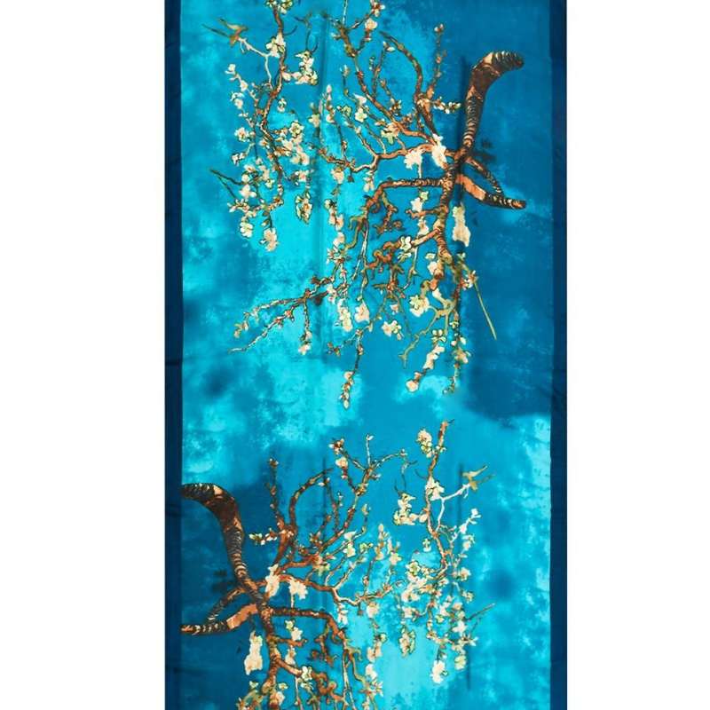 Van Gogh Almond Blossom Silk Scarf
