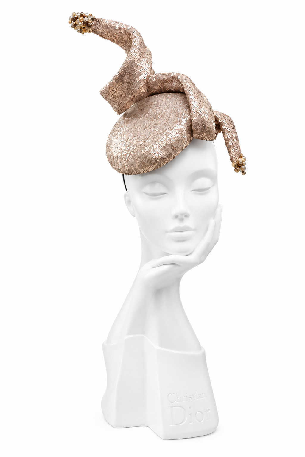 Rose Gold Spiral Detail Headpiece