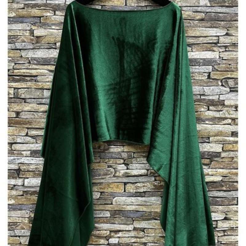 Green Velvet Style Cover Up