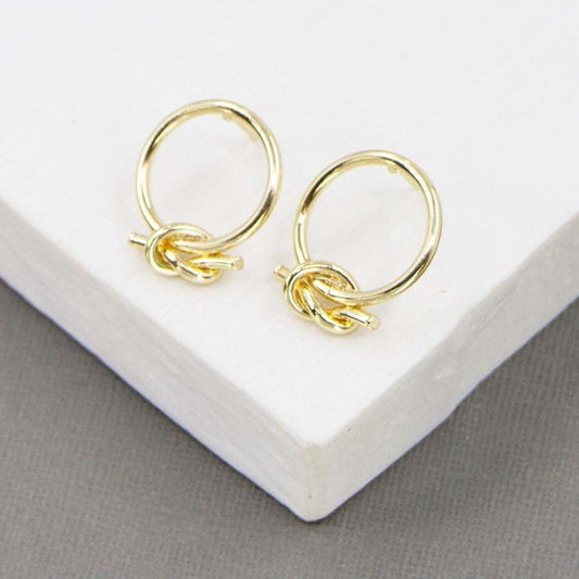 GOLD KNOT EARRINGS