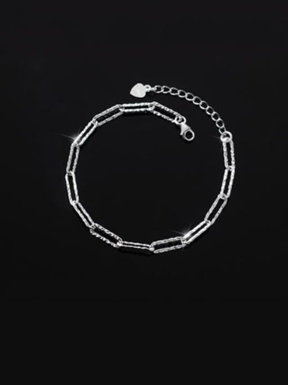 STERLING SILVER LINKS BRACELET