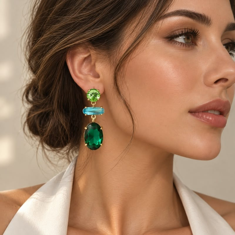 DANI Earrings in Green