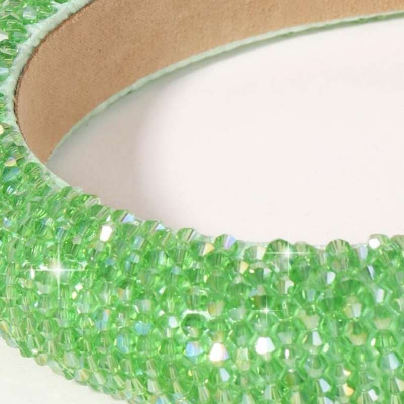 Lime Beaded Headband