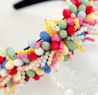 Martha Multicoloured Beaded Headband