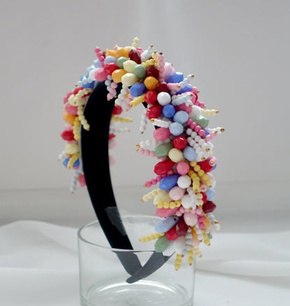 Martha Multicoloured Beaded Headband