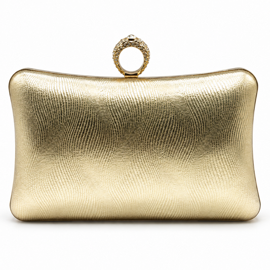 Gold Ring Clutch Bag