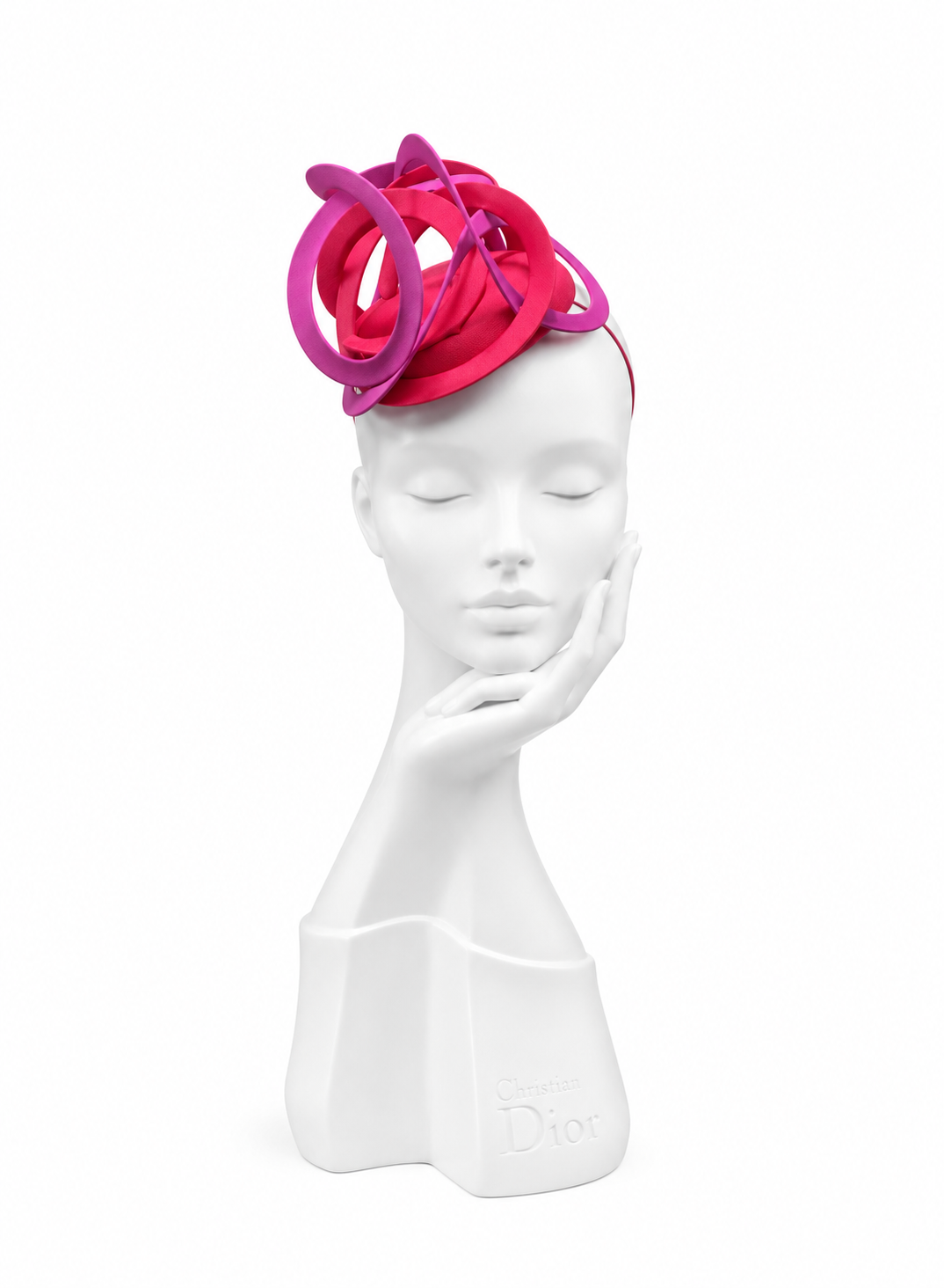 Scarlet & Magenta Headpiece