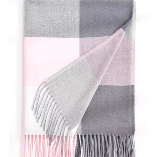 Pink Wool Scarf